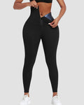 Leggings Moldeadores de Cintura Ancha con Alta Compresión y Levantamiento de Glúteos