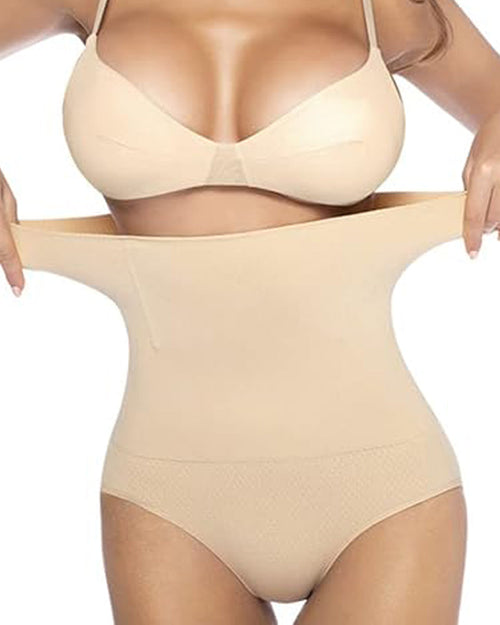 Bragas Moldeadoras de Cintura Alta Levanta Glúteos Sin Costuras con Control de Abdomen