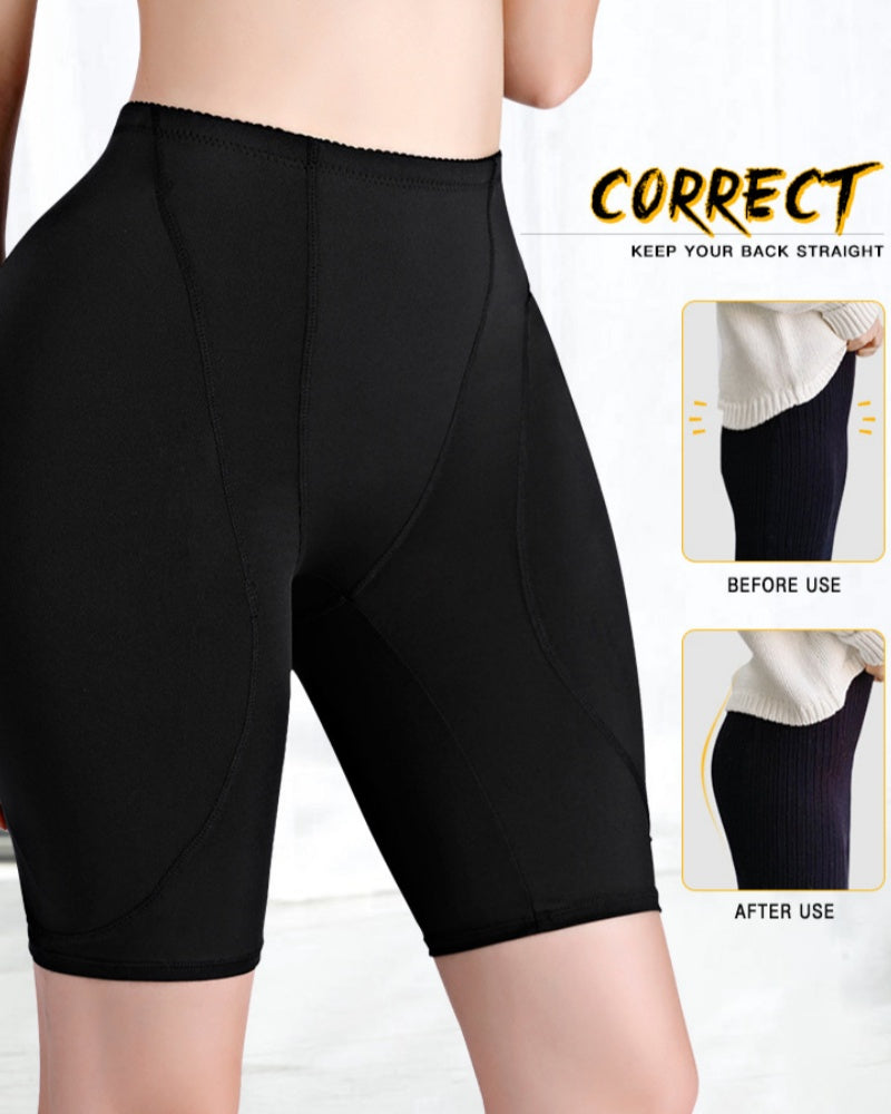 Shorts moldeadores para mujer, de tiro medio, control de abdomen y levantamiento de glúteos