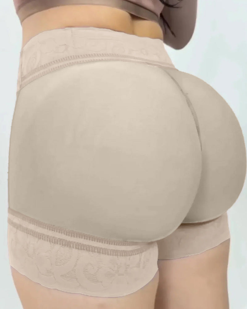 Shapshe® Shorts Moldeadores Femeninos Sin Costuras con Encaje, Levantacola y Control de Abdomen