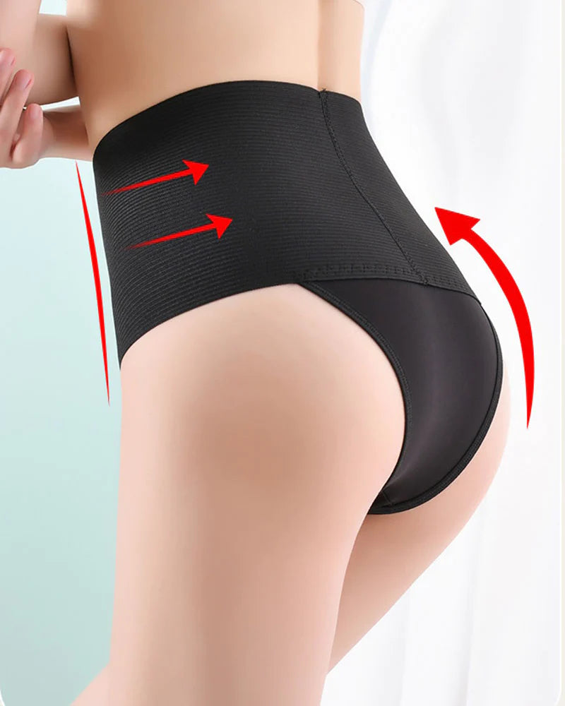 Braga de Cintura Media Control de Abdomen Tanga Reductora Moldeadora de Cuerpo