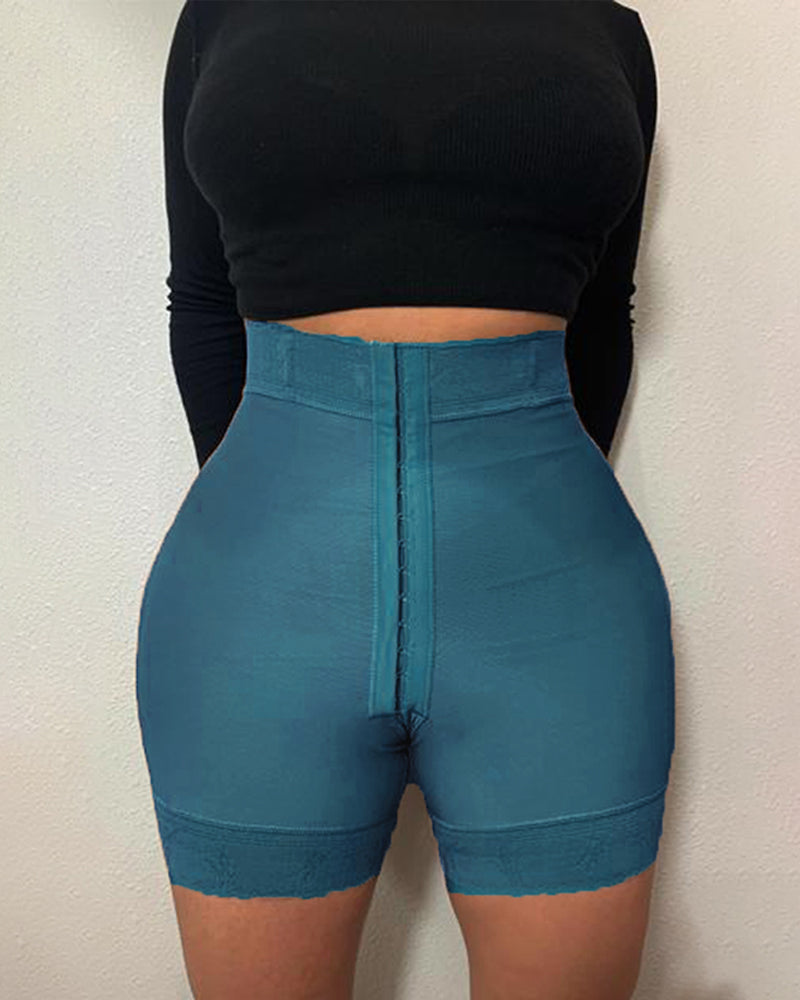 Shapshe® Prenda de Alta Compresión Levanta Glúteos Panty con 3 Ganchos y Ojos Short Moldeador