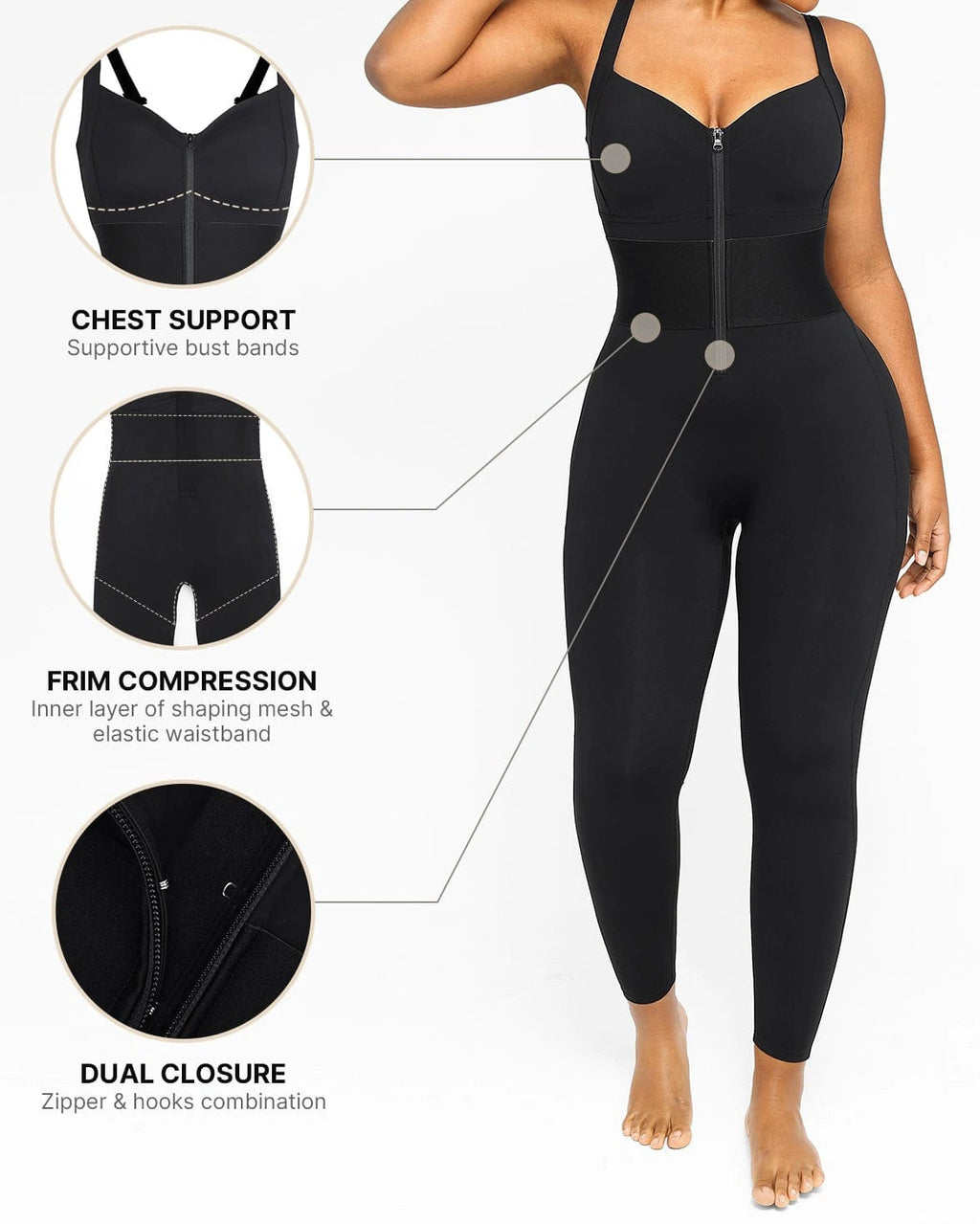 Shapshe® Mono Enterizo Sin Mangas para Mujer con Control de Abdomen, Cinturilla Ajustada, Estilo Bodycon para Yoga