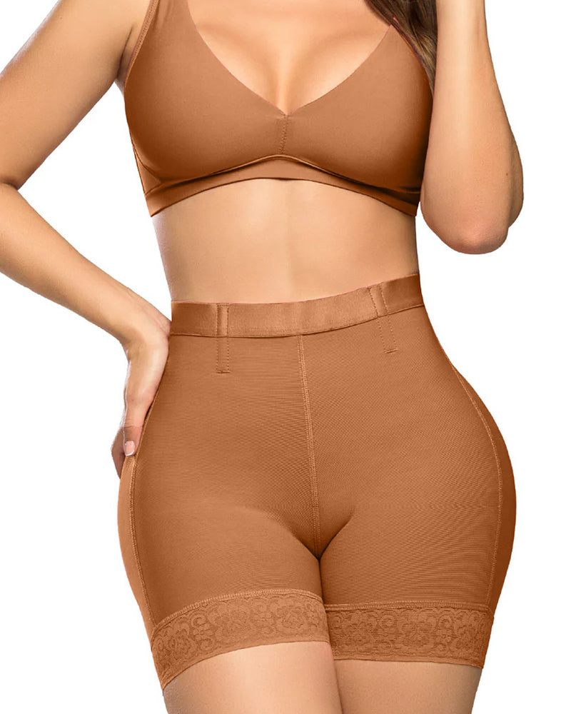 Shapshe® Shorts Faja de Control Abdominal Ultra Invisible Malla Moldeadora BBL