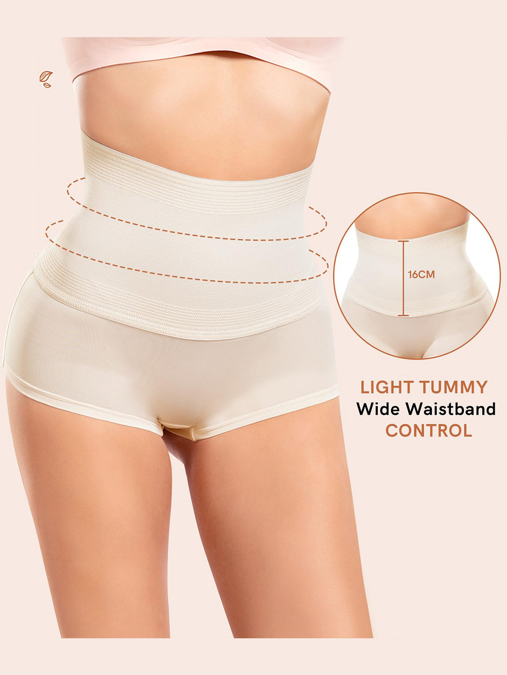 Calzones cortos moldeadores para mujer, cintura alta invisible para aplanar el abdomen