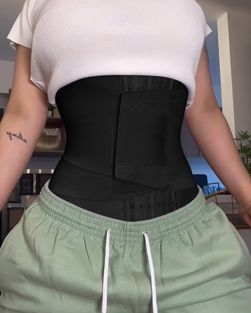 Shapshe® Faja Reductora de Doble Compresión para Mujer, Cinturilla Sauna para Sudoración Abdominal