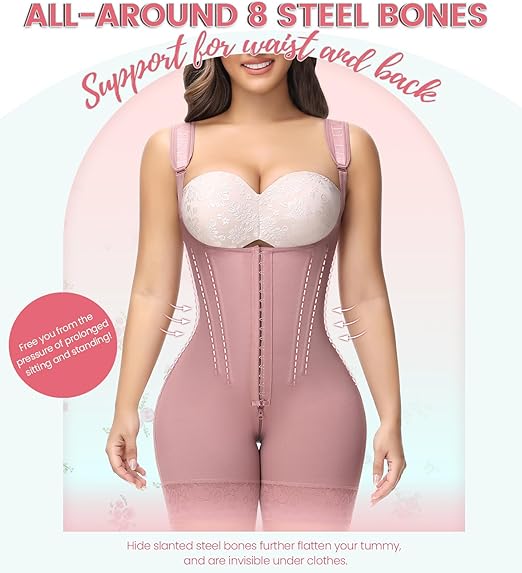 Shapshe® Fajas Colombianas Moldeadoras de Cuerpo Completo Control de Abdomen Levantamiento de Glúteos Post Cirugía Compresión