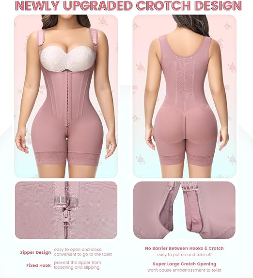 Shapshe® Fajas Colombianas Moldeadoras de Cuerpo Completo Control de Abdomen Levantamiento de Glúteos Post Cirugía Compresión