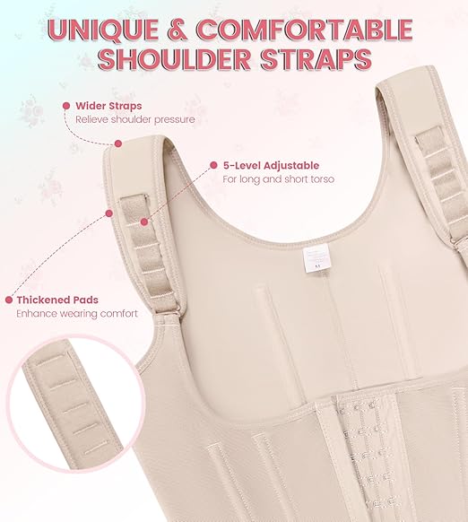 Shapshe® Fajas Colombianas Moldeadoras de Cuerpo Completo Control de Abdomen Levantamiento de Glúteos Post Cirugía Compresión
