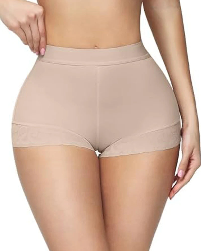 Shapshe® Short Modelador de Cintura Alta para Mujer con Realce de Caderas y Control de Abdomen en Encaje