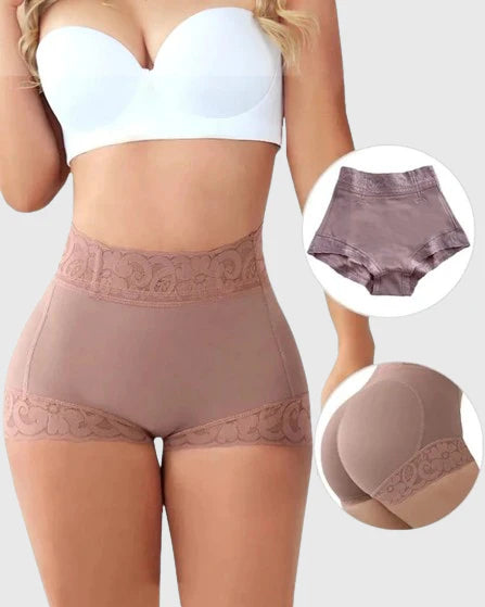 Shapshe® Faja Clásica de Encaje para Mujer Moldeadora de Cuerpo Levantacola Braga Moldeadora Suave