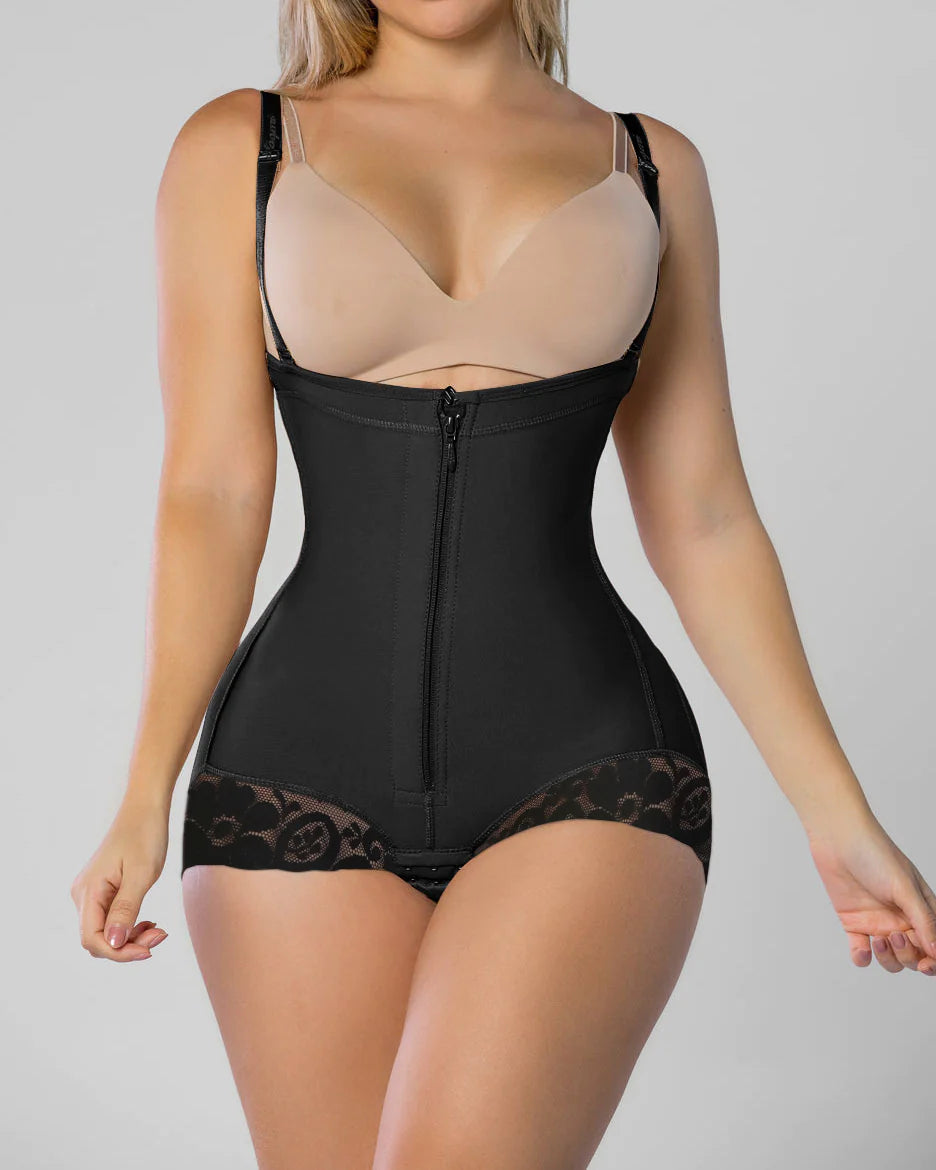 Shapshe® Faja Moldeadora de Abdomen con Cierre y Escote Abierto