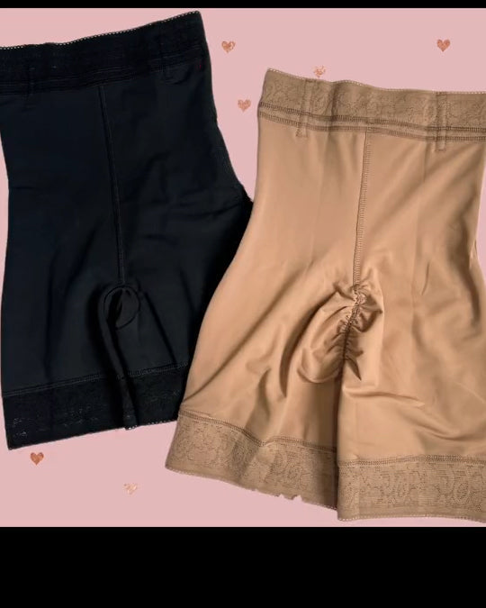 Shapshe® Pantalones Cortos Moldeadores de Cintura Alta con Control de Abdomen y Alta Compresión para Levantar Glúteos