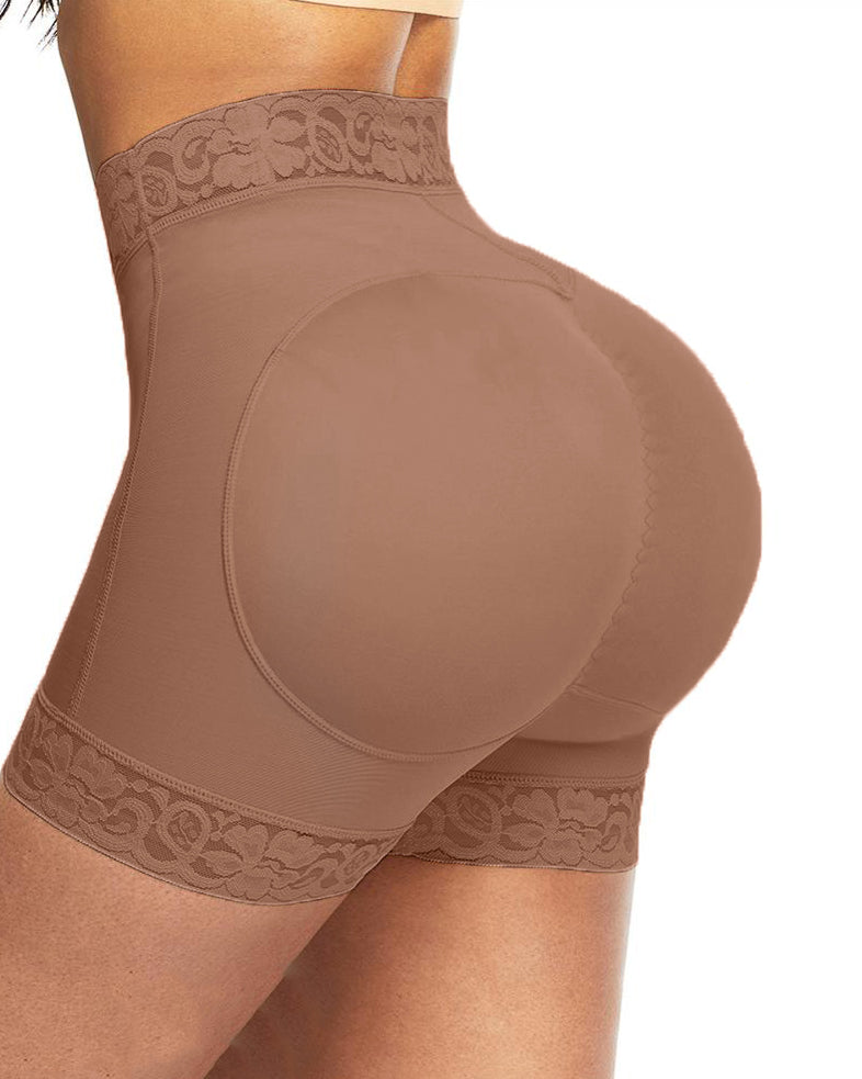 Shapshe® Shorts Moldeadores Levanta Glúteos de Cintura Media con Control de Abdomen para Mujer