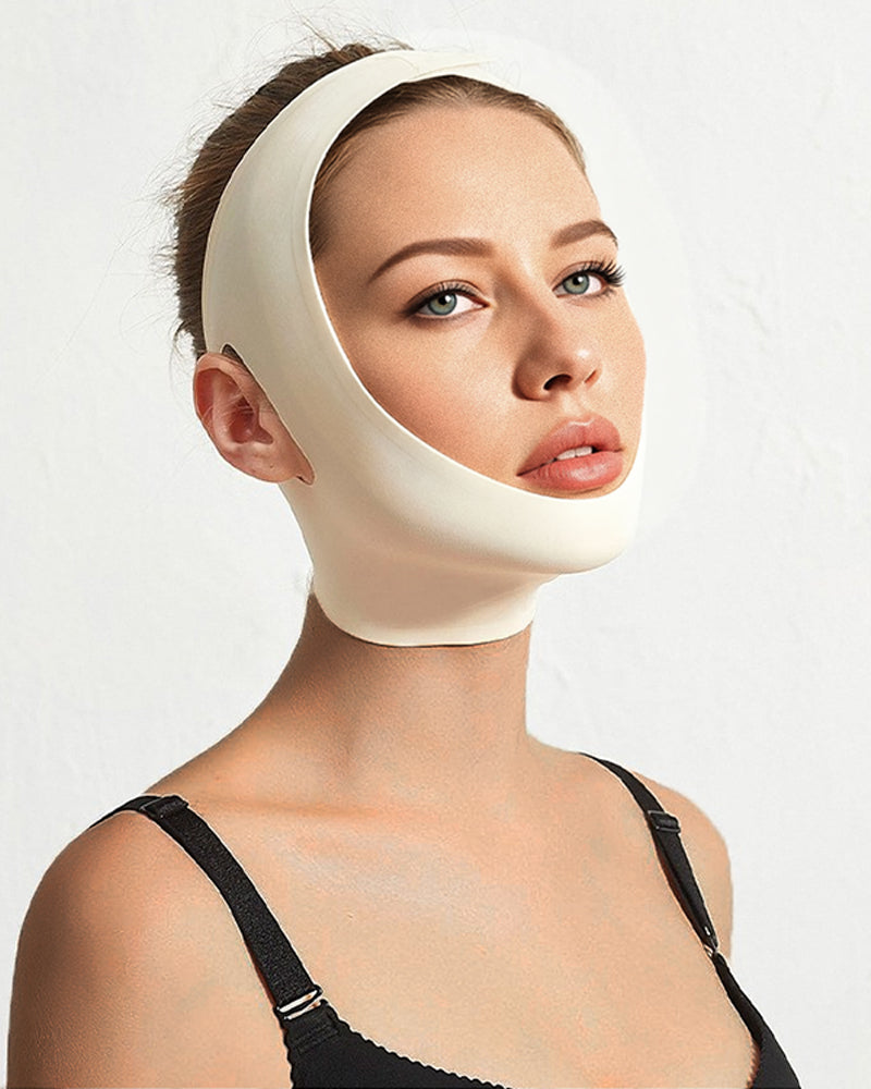 Venda de compresión facial de cobertura total postoperatoria