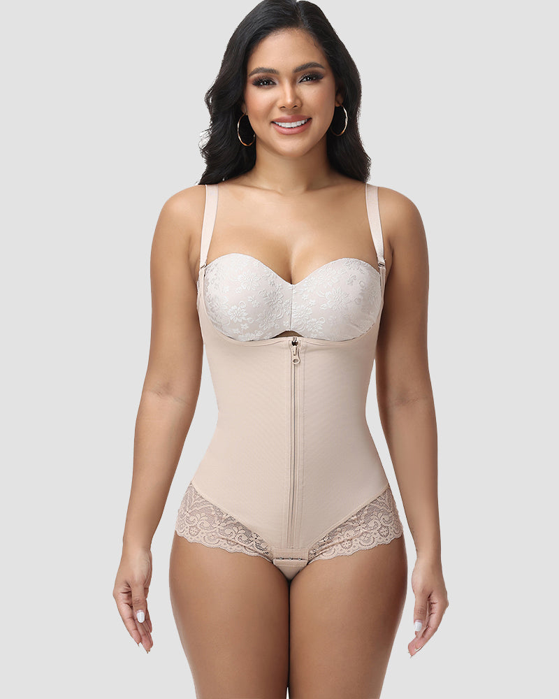 Shapshe® Body Moldeador de Compresión Doble con Encaje