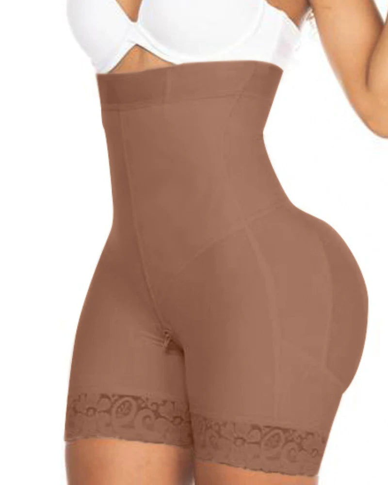Shapshe® Shorts Moldeadores de Cintura Alta con Encaje para Levantar Glúteos