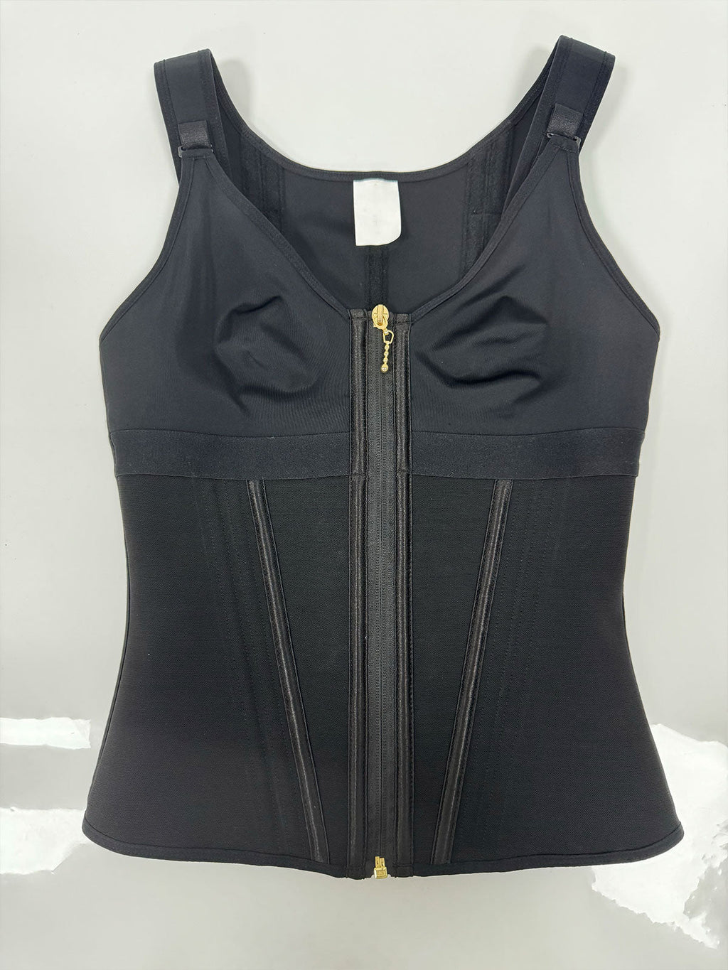 Shapshe® Fajas Colombianas Trainer de Cintura con Cremallera Frontal, Varillas de Acero y Control de Abdomen