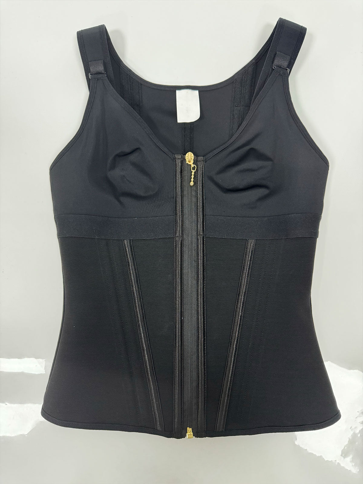 Shapshe® Fajas Colombianas Trainer de Cintura con Cremallera Frontal, Varillas de Acero y Control de Abdomen