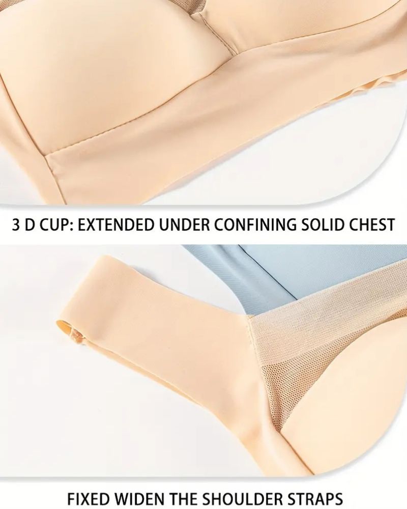 Sostén inalámbrico push up para mujer para uso diario