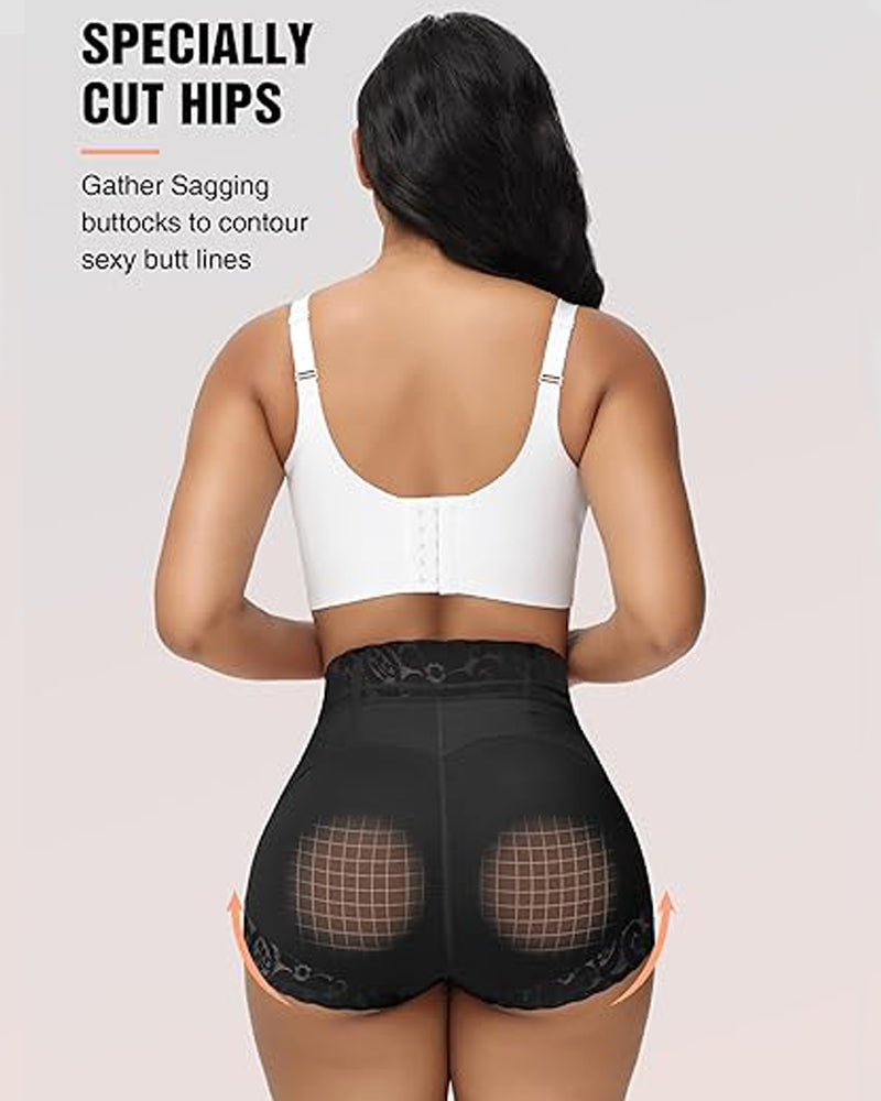 Shapshe® Faja Clásica de Encaje para Mujer Moldeadora de Cuerpo Levantacola Braga Moldeadora Suave