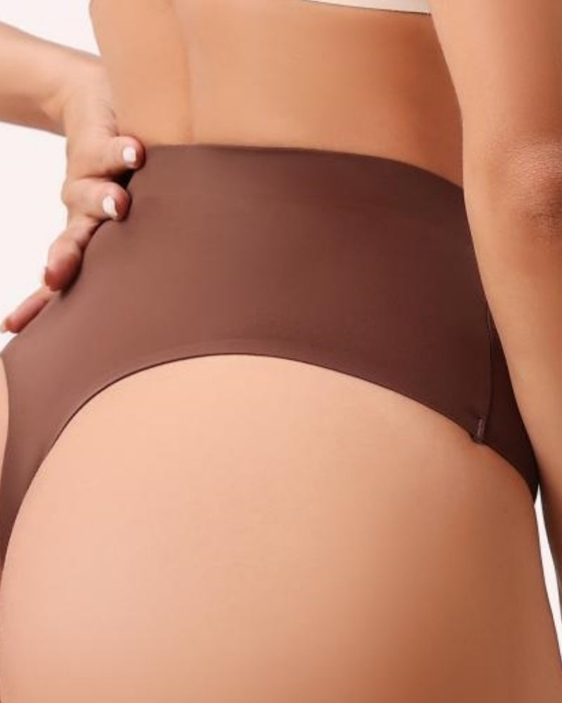 Tanga moldeadora sin costuras de tiro medio para mujer