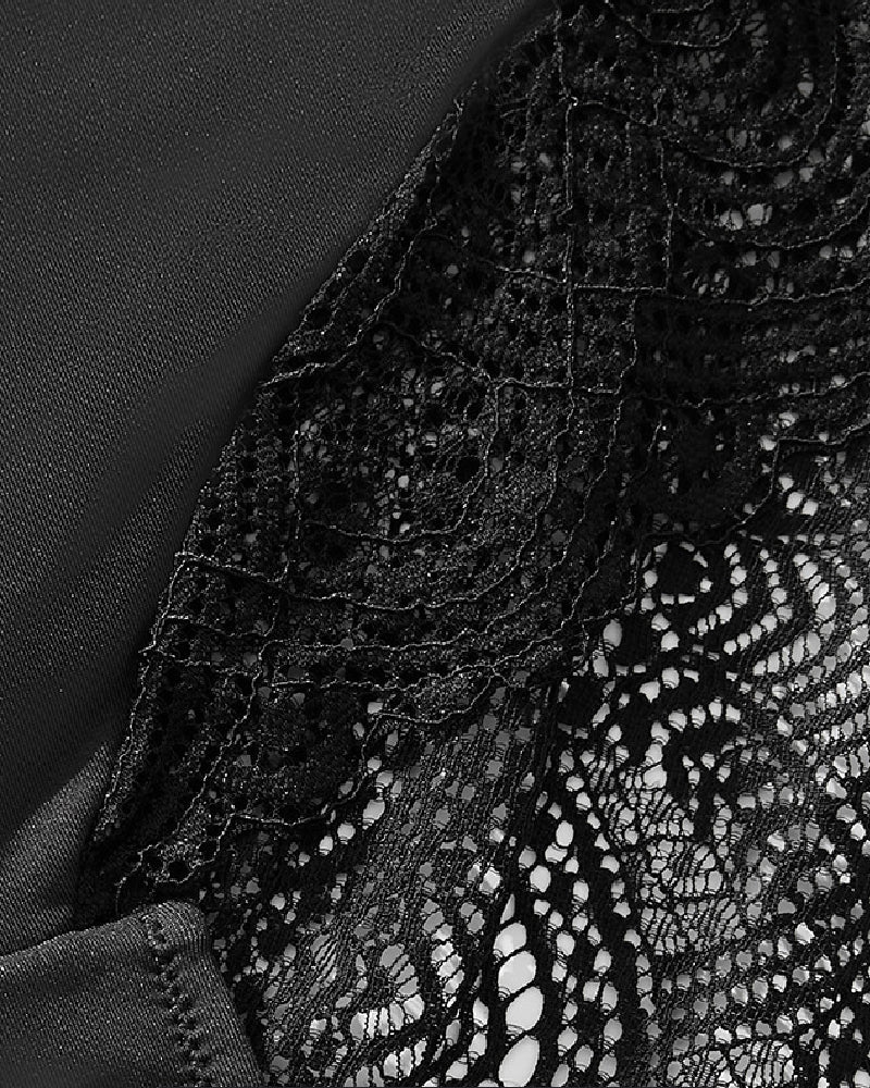 Bragas de encaje semitransparentes sexy para mujer, de cintura media y transpirables