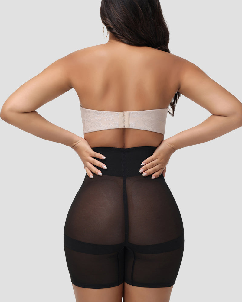 Shorts moldeadores de malla Shapshe® de cintura alta con control de abdomen (Preventa)