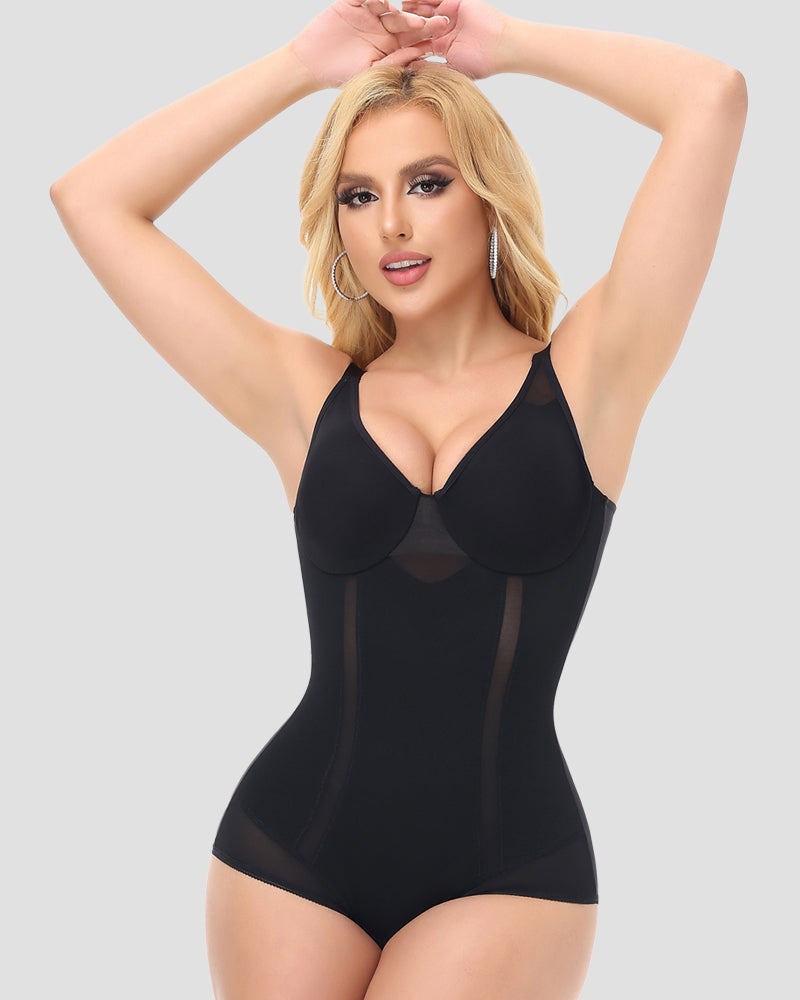 Shapshe® Body con Malla, Sostén Incorporado y Control de Abdomen (Preventa)