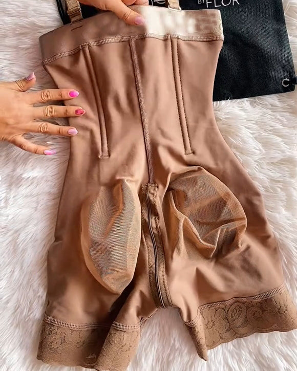 Shapshe® Faja Colombiana con Cierre Frontal, Apertura en el Talle, Control de Abdomen y Moldeador de Busto