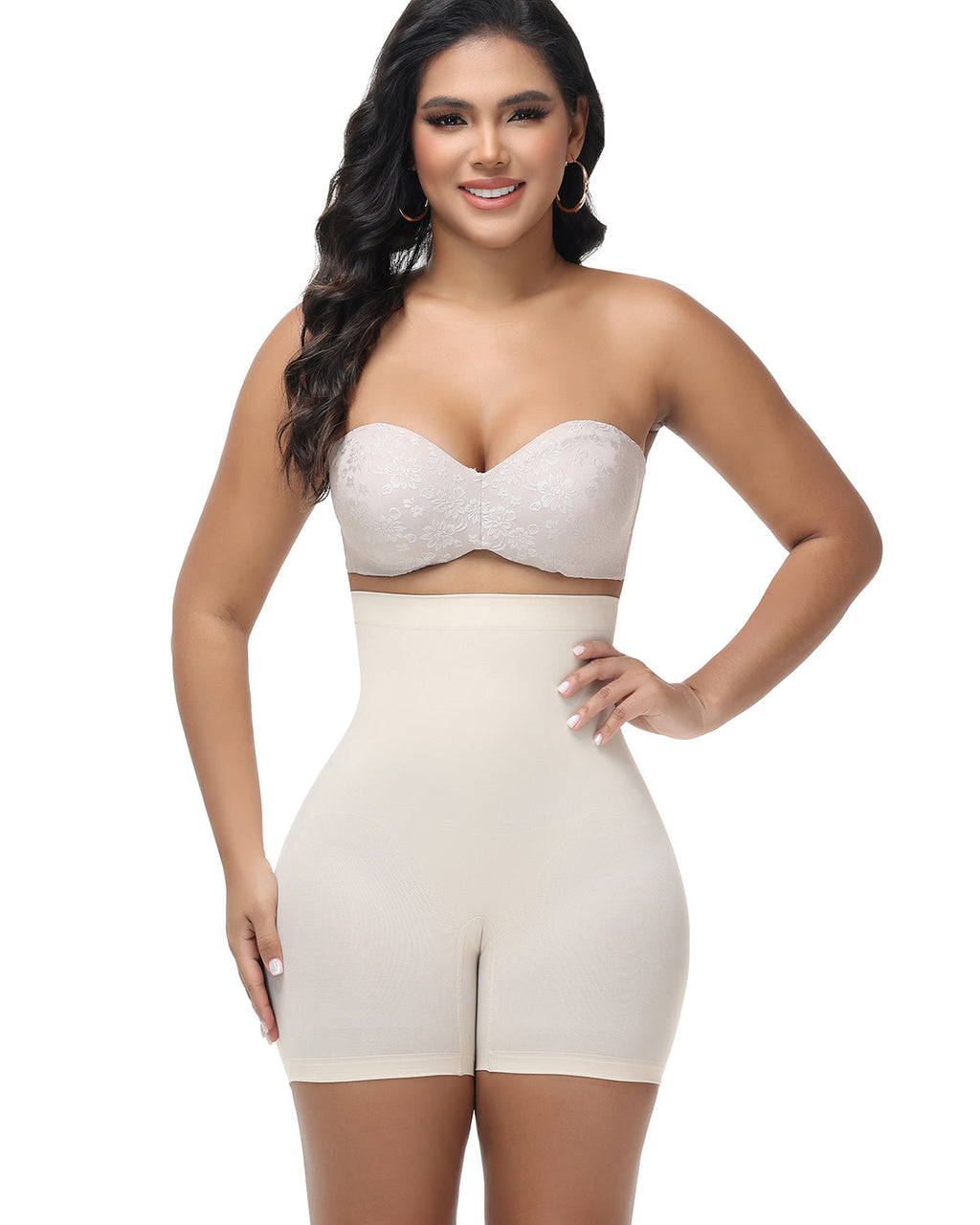 Shapshe® Shorts Moldeadores de Cintura Alta Sin Costuras para Abdomen Plano