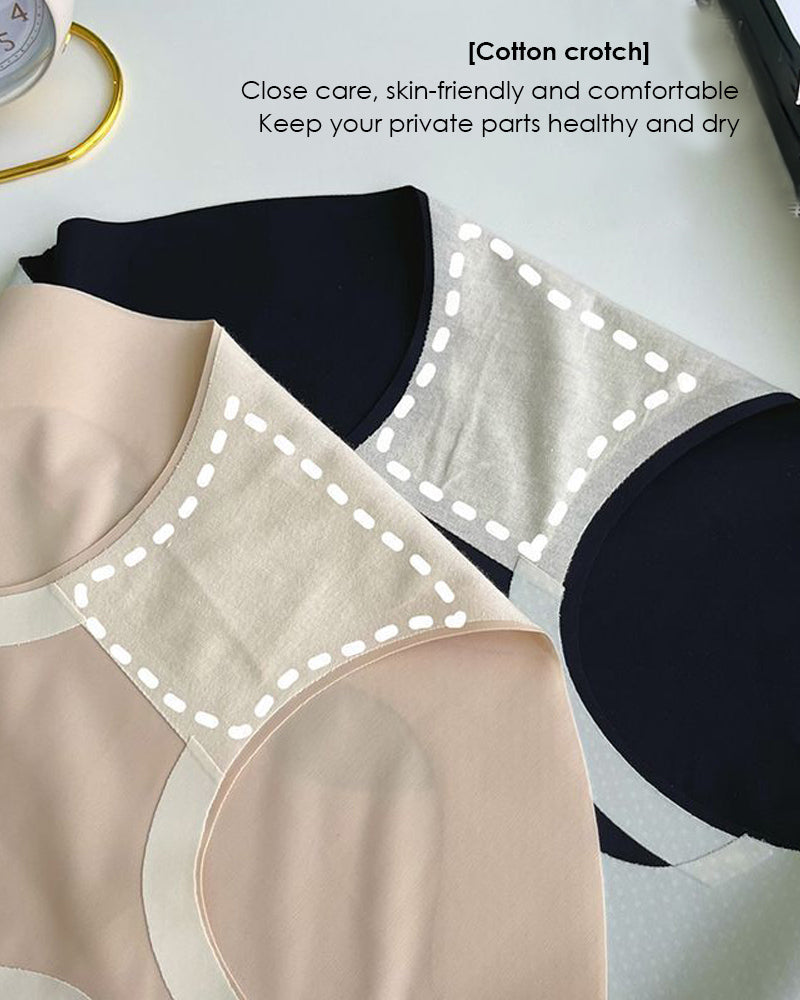 Panties moldeadores de cintura alta para mujer, sin costuras, control de abdomen y sin enrollamiento