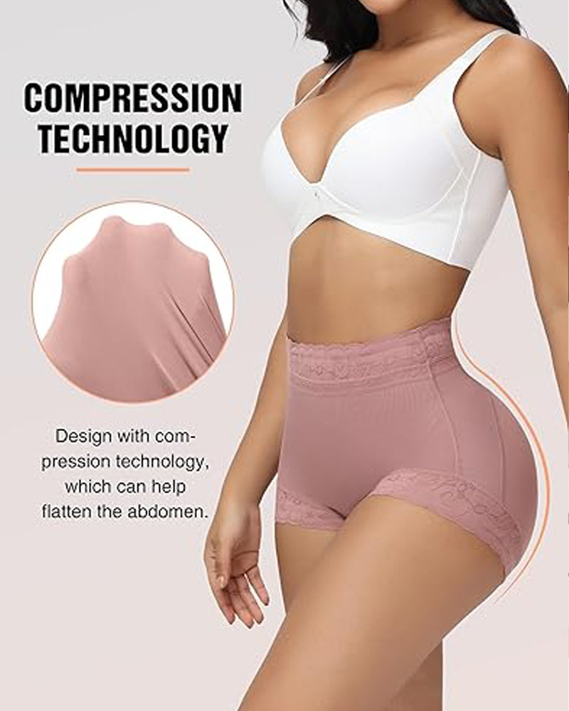Shapshe® Faja Clásica de Encaje para Mujer Moldeadora de Cuerpo Levantacola Braga Moldeadora Suave