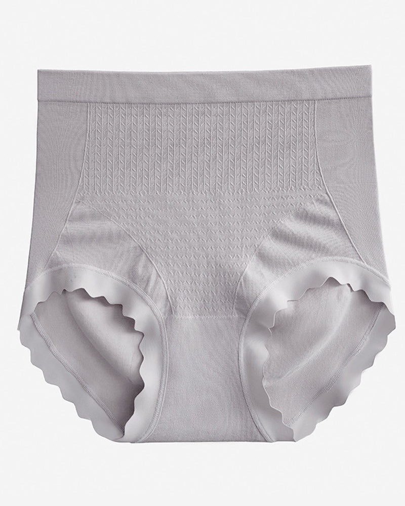 Bragas de tiro alto para mujer con entrepierna antibacteriana, pantaletas elásticas de cobertura total