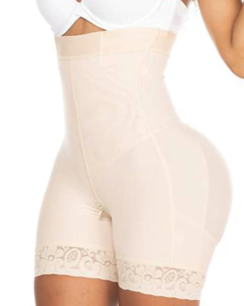 Shapshe® Shorts Moldeadores de Cintura Alta con Encaje para Levantar Glúteos