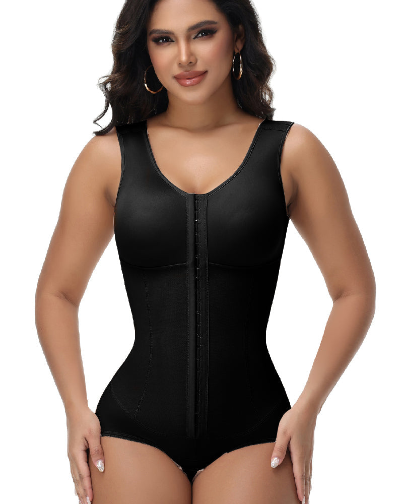 Shapshe® Fajas Colombianas Moldeador Corporal de Cuerpo Completo con Broche de Gancho y Ojo