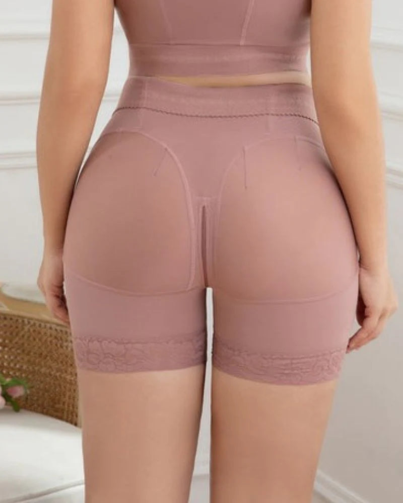 Shapshe® Faja Moldeadora para Mujer RosyBrown con Control de Abdomen, Levanta Glúteos y Panty Reductor