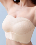 Sostén push-up sin tirantes, sin espalda, invisible, sin varillas, con cierre frontal rápido