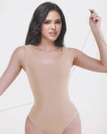 Shapshe® Body Femenino Sexy con Espalda Abierta, Ajuste de Cordones, Sin Costuras y Control de Abdomen