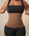 Cinturón de Control Abdominal con Huesos de Acero Sin Costuras y Alta Elasticidad