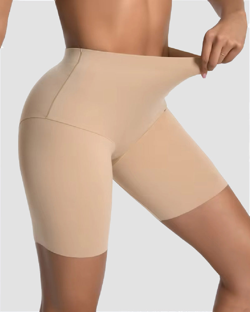 Shorts Reductores Moldeadores de Abdomen Sin Costuras Antideslizantes