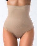 Ropa interior moldeadora de control abdominal para mujer, de talle alto, transpirable y suave