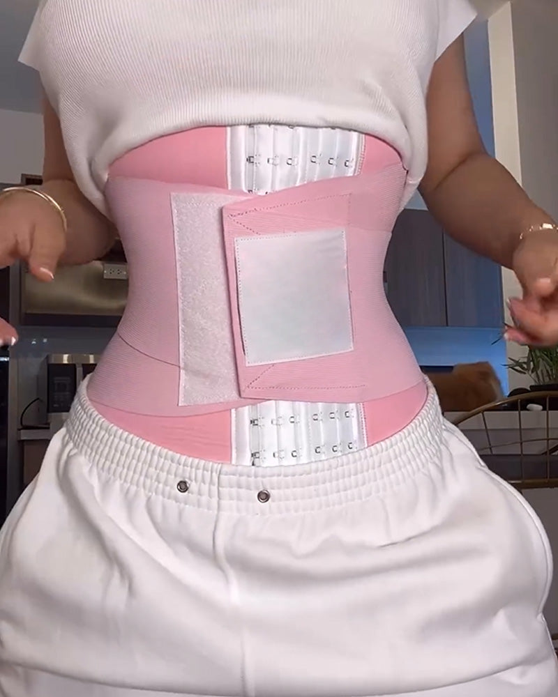 Shapshe® Faja Reductora de Doble Compresión para Mujer, Cinturilla Sauna para Sudoración Abdominal
