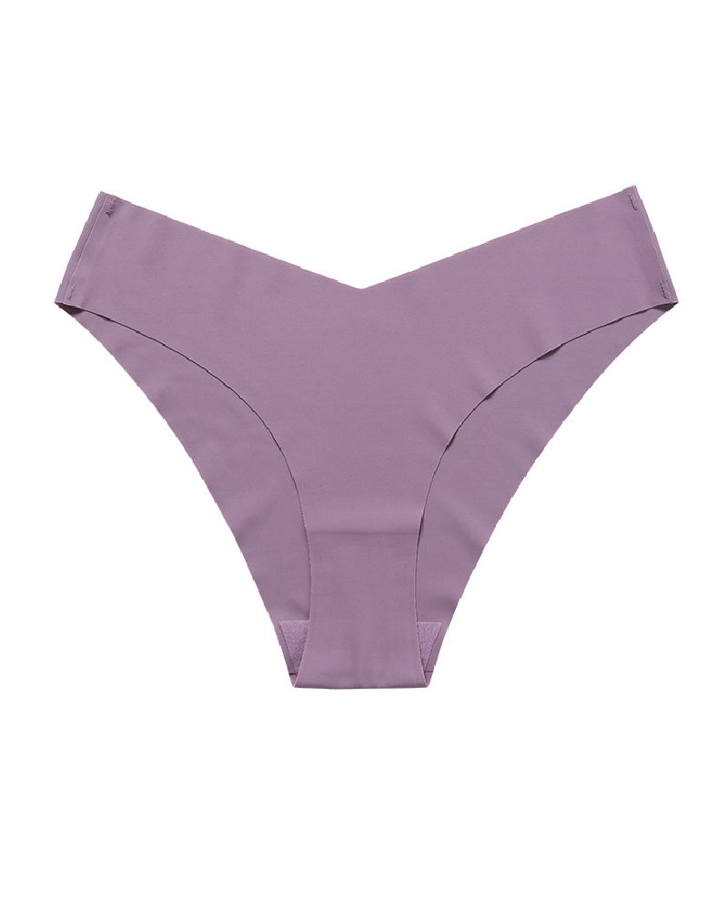 Bragas Sexy de Hielo de Seda, Tiro Bajo, Sin Costuras, Multicolor, Ropa Interior