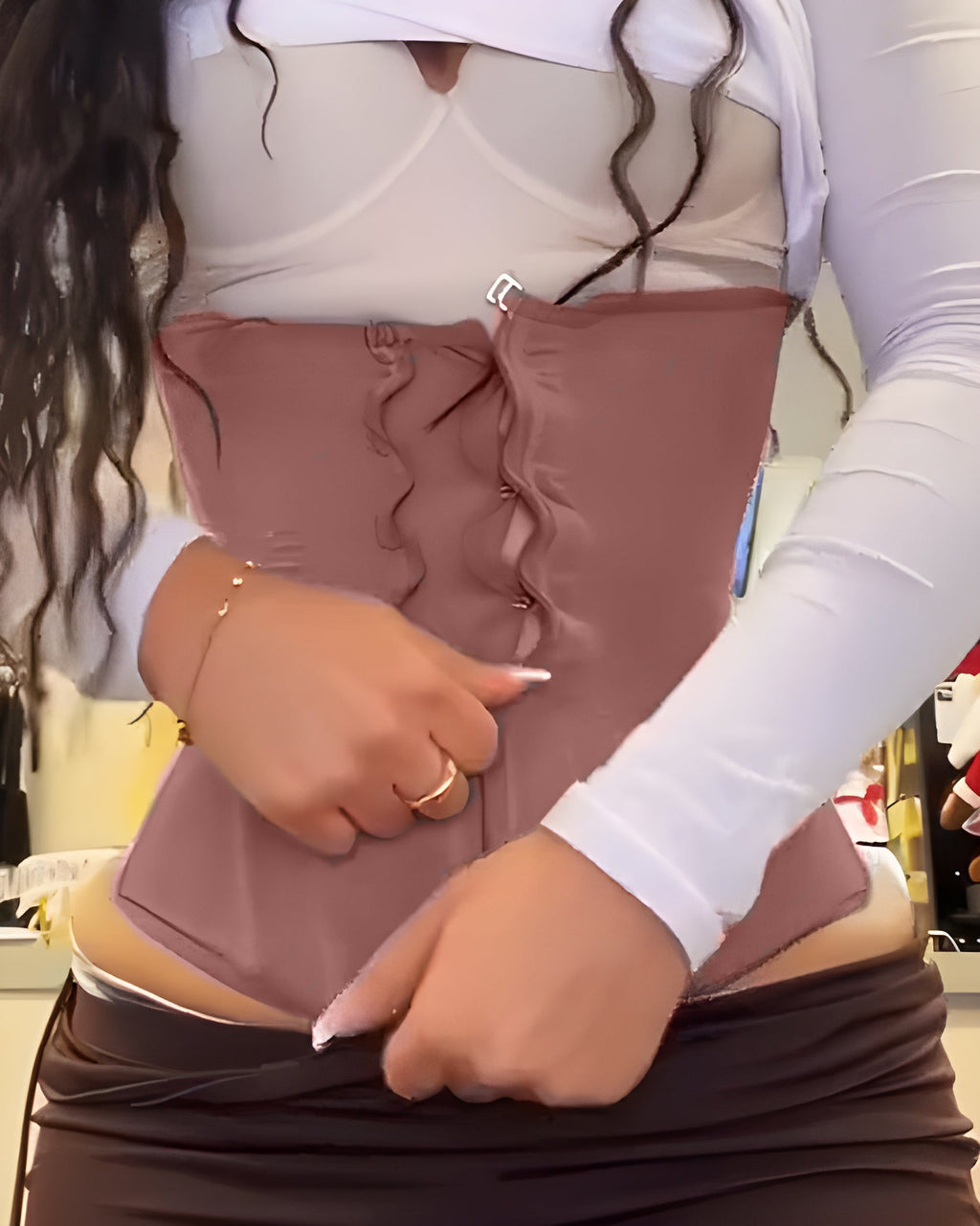 Fajas Colombianas con Cierre Frontal, Varillas de Acero, Control de Abdomen, Cinturilla Moldeadora