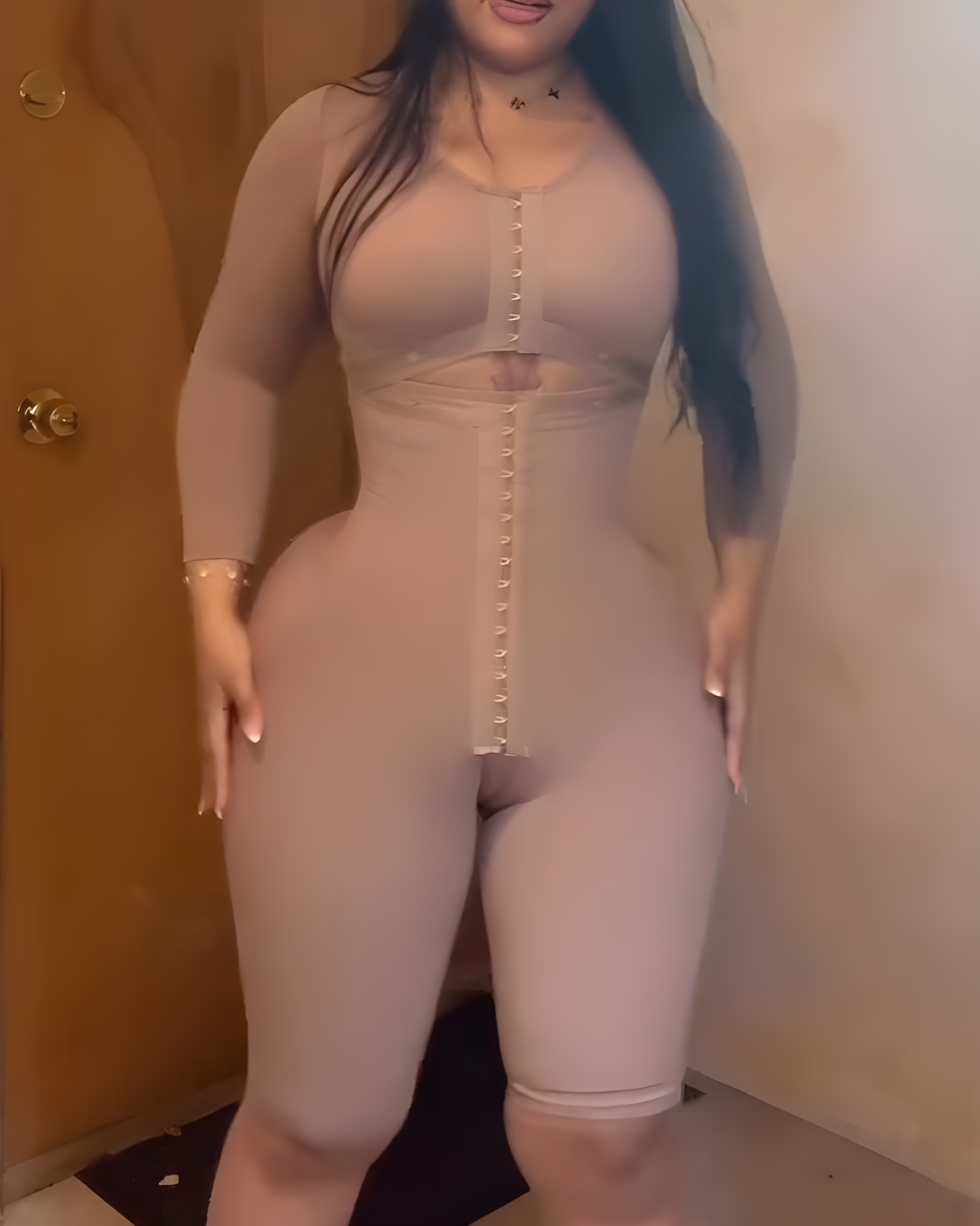 Faja de Manga Larga Tipo Body Moldeadora de Cobertura Completa