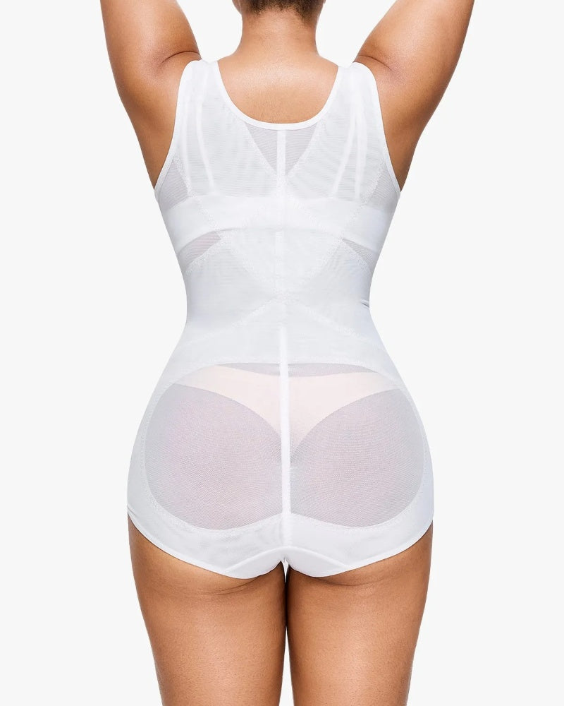 Corsé moldeador de cintura sin costuras de malla, moldeador de glúteos, faja corporal