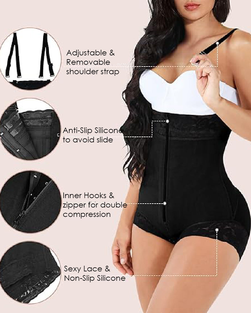 Moldeador corporal completo para mujer, levantador de cadera, faja colombiana, entrenador de cintura
