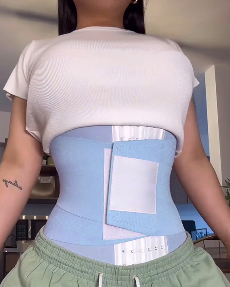 Shapshe® Faja Reductora de Doble Compresión para Mujer, Cinturilla Sauna para Sudoración Abdominal