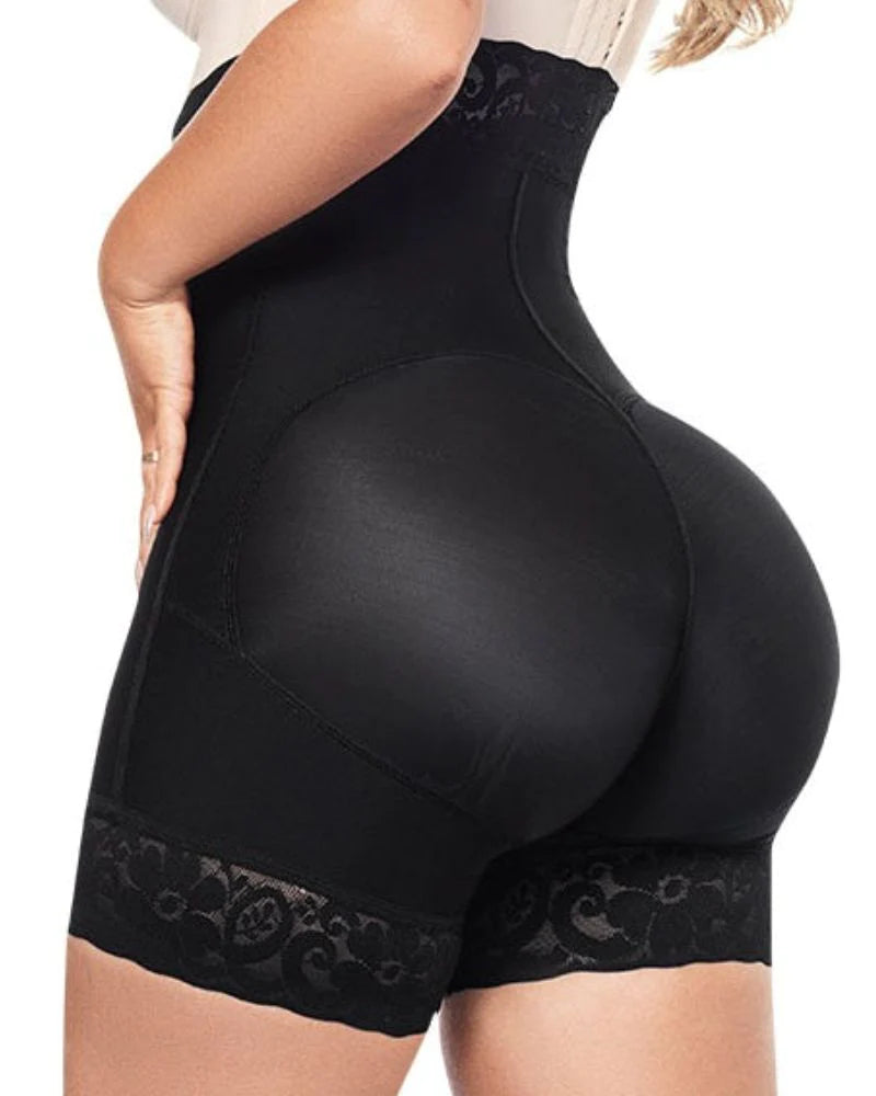 Shapshe® Short Moldeador con Cierre Levanta Glúteos de Cintura Alta con Detalle de Encaje
